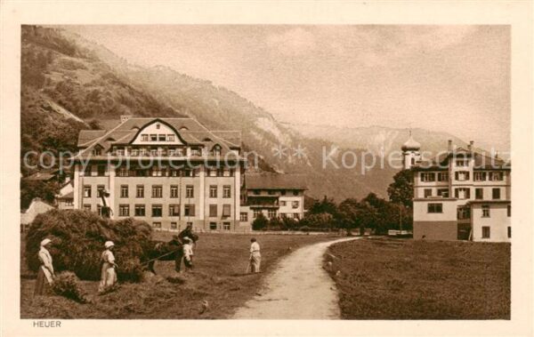 Schiers GR Heuernte