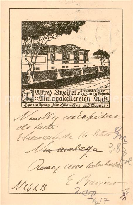 Lenzburg AG Alfred Zweifel Malagakellereien