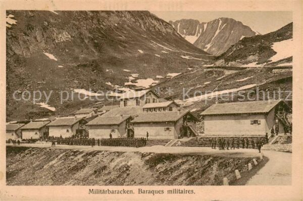Andermatt UR Militärbaracken