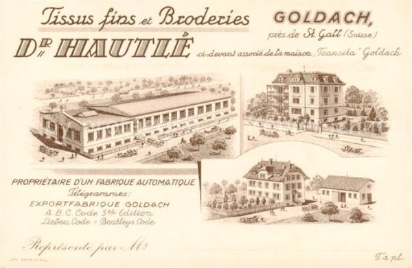 Goldach  Rorschach SG Exportfabrique Goldach Tissus fins et B
