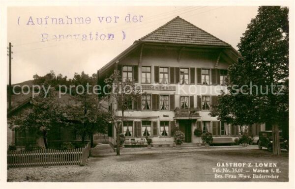 Wasen Emmental BE Gasthof zum Löwen