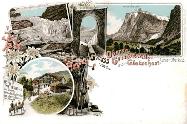 Grindelwald BE Hotel Wetterhorn Oberer Grindelwald Gle