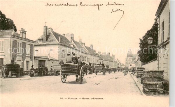 Houdan 78 Yvelins Route d Epernon