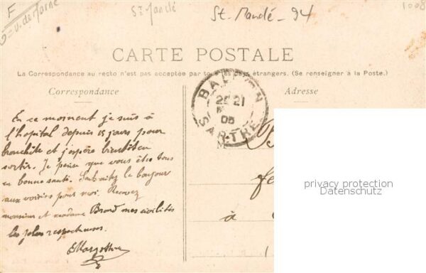 Saint-Mande 94 Val-de-Marne Hôpital Militaire Bégin Musique dans la – Bild 2