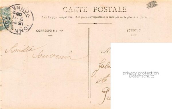 Tonnerre 89 Yonne je vous envoie ces fleurs Eglise Jeune – Bild 2