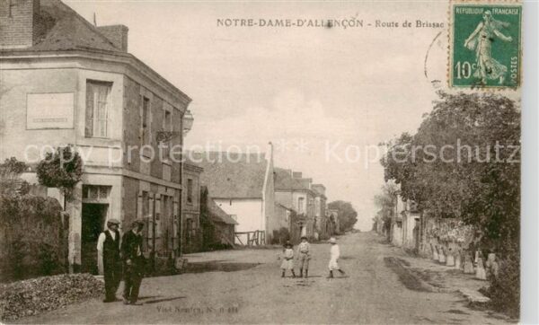 Notre-Dame-d Allencon 49 Maine-et-Loire Route de Brissac
