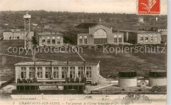 Champagne-sur-Seine 77 Seine-et-Marne Usine Schneider