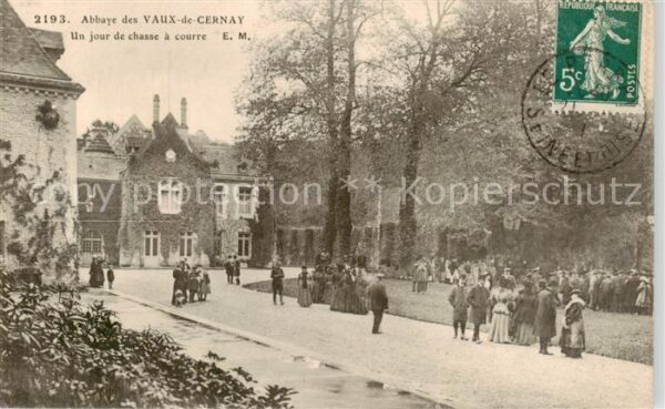 Les-Vaux-de-Cernay 78 Yvelines Un jour de chasse a courre Abbaye