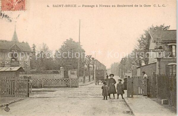 Saint-Brice-sous-Foret Passage a Niveau au Boulevard de la Gar