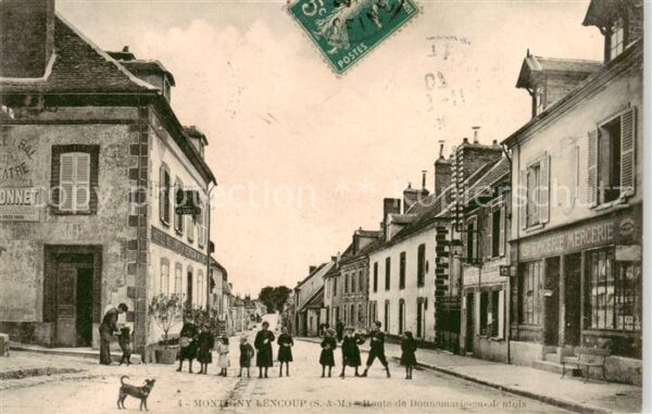 Montigny 77-Lencoup Seine-et-Marne Route de Donnemarie en Mentois