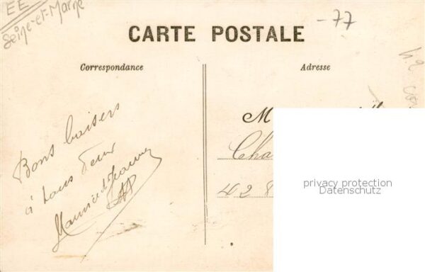 Montereau -Fault-Yonne 77 Seine-et-Marne La Grande Rue et la Poste – Bild 2