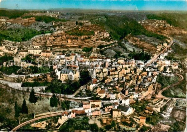 Caylus 82 Tarn-et-Garonne Vue aerienne