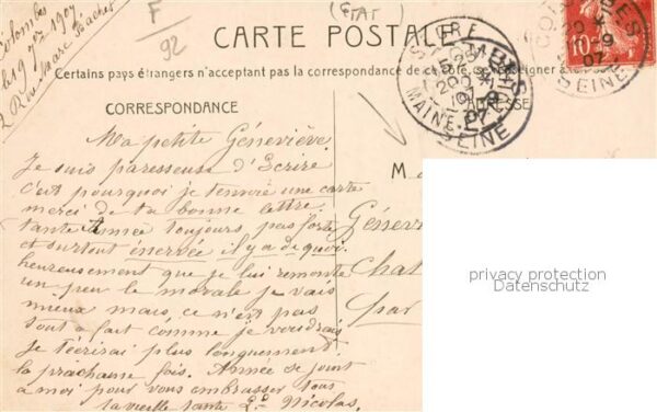 Colombes 92 Hauts-de-Seine Rue Saint Denis et la Rue de la Bibliot – Bild 2