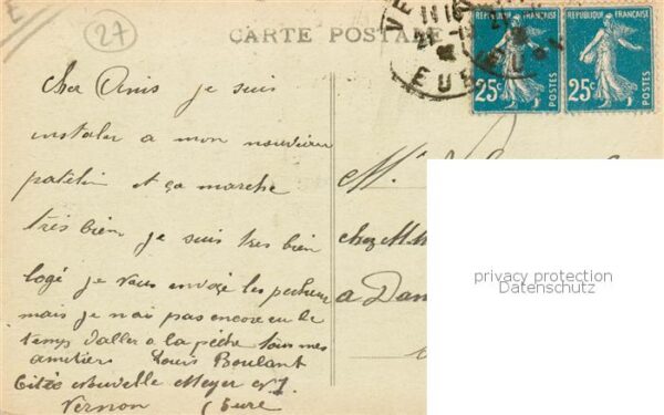Vernon 27 Eure Des pêcheurs aux bords de la rivière – Bild 2