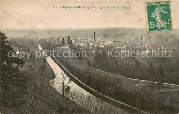Lizy-sur-Ourcq Vue Generale le Canal