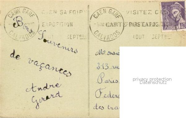 Luc-sur-Mer 14 Calvados Les falaises et la mer – Bild 2