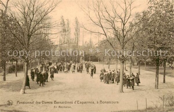 Bonsecours Bon-Secours 76 Pensionnat des Dames Bernardines d_Esqu