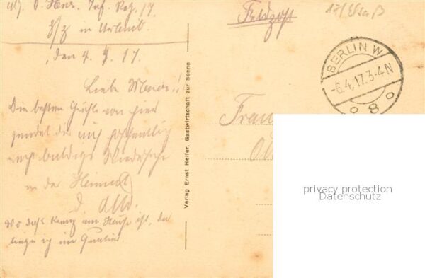 Pfirt Ferrette 68 Alsace Ortsansicht mit Kirche – Bild 2