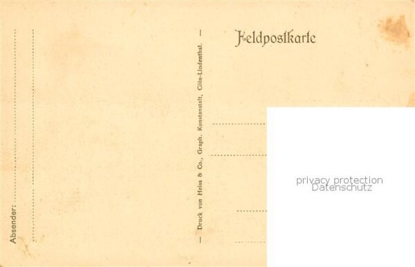 Chauny 02 Aisne Eglise Notre Dame Feldpostkarte – Bild 2
