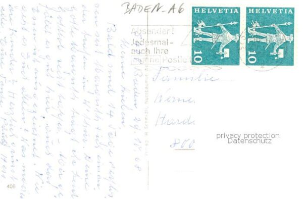 Baden  AG Speisesaal im Volksheilbad Freihof – Bild 2