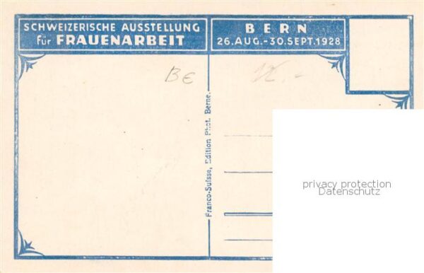 Bern BE Schweizer Ausstellung für Frauenarbeit – Bild 2