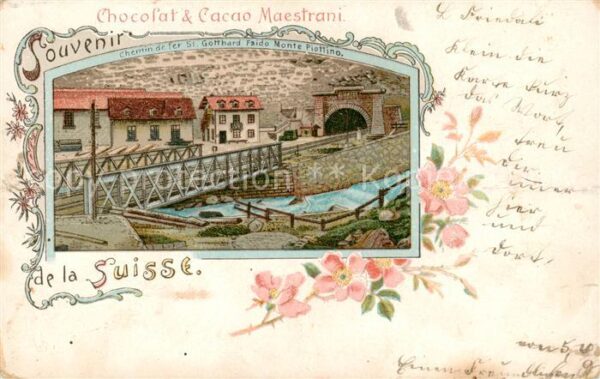 St Gotthard  San Gottardo TI Chemin de fer St Gotthard Faido Monte P