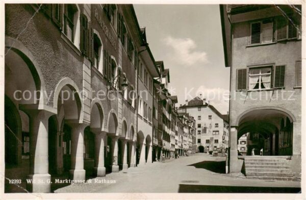 Wil  SG Marktgasse und Rathaus