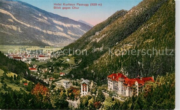 Chur GR Hotel Kurhaus Passug Panorama