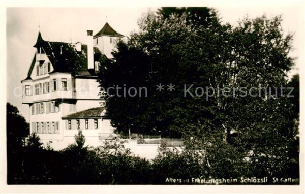 St Gallen SG Alters und Erholungsheim Schlössli