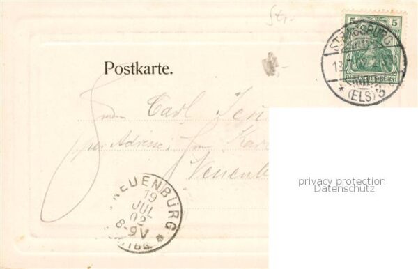 Strasbourg Strassburg 67 Bas-Rhin Kaiserpalast Theater und Münster – Bild 2