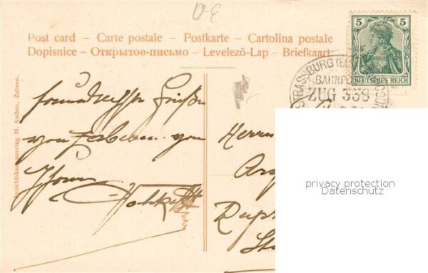 Zabern Saverne 67 Alsace Schlossplatz – Bild 2