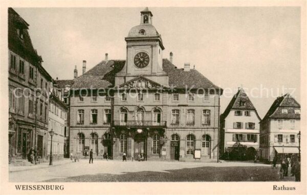 Weissenburg Wissembourg 67 Alsace Rathaus