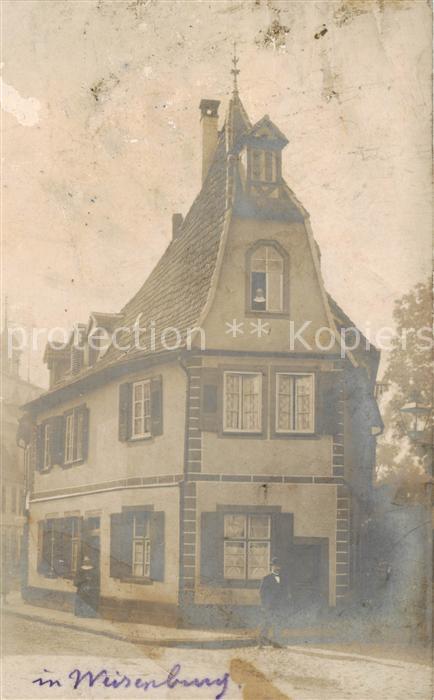 Weissenburg Wissembourg 67 Alsace Elternhaus Karl Marbach Weihbischof des