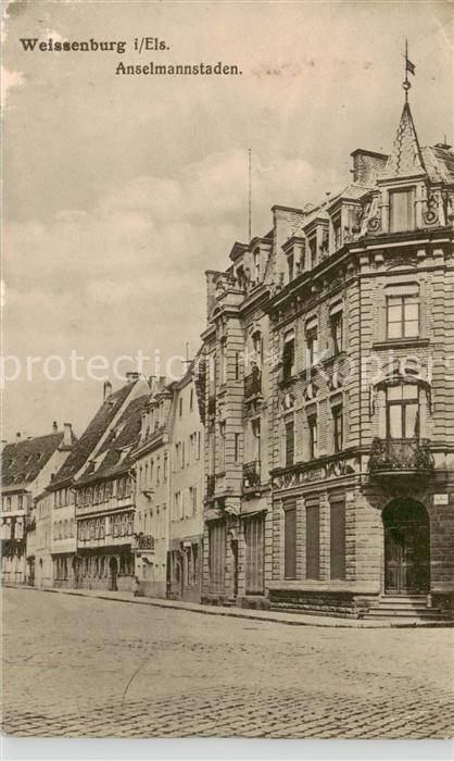 Weissenburg Wissembourg 67 Alsace Anselmannstaden Feldpost
