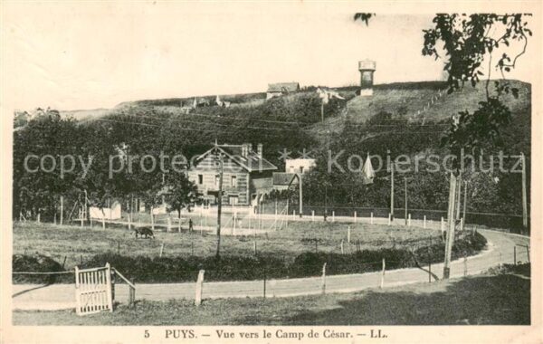 Puys Dieppe 76 Vue vers le Camp de Cesar