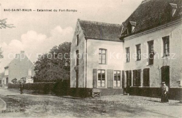 Bac-Saint-Mur Sailly-sur-la-Lys 62 Pas-d Estaminet du Fort Rompu