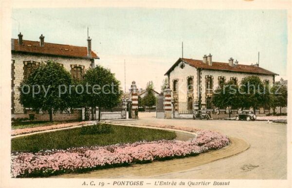 Pontoise 95 Val-d Oise Entree du Quartier Bossut