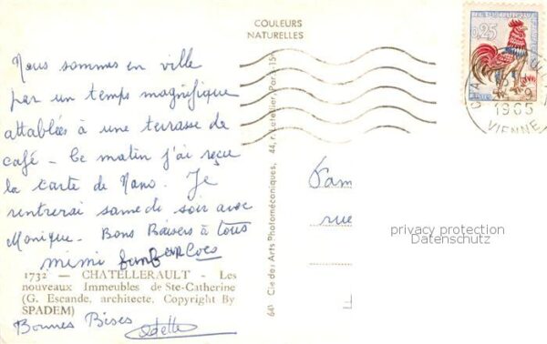 Chatellerault 86 Vienne Les nouveaux Immeubles de Ste Chatherin – Bild 2