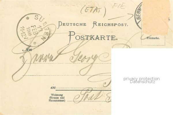 Gebweiler Guebwiler 68 Haut-Rhin Alsace Leodogarskirche Wirtschaft zum Rebstock – Bild 2