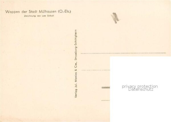 Muelhausen Elsass Stadtwappen – Bild 2