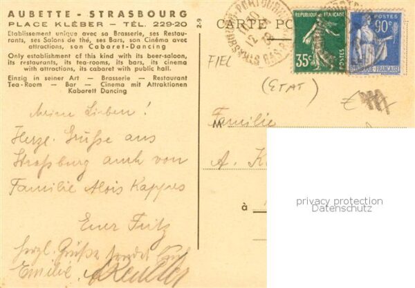 Strasbourg Strassburg 67 Bas-Rhin Aubette Place Kleber Etablissement uniq – Bild 2