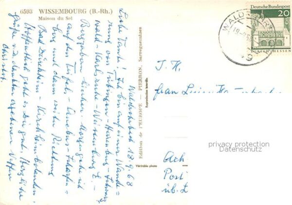 Wissembourg Weissenburg Alsace Maison du Set – Bild 2