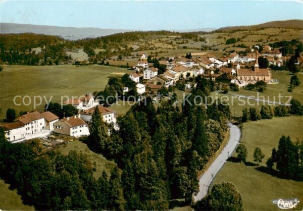 Longchaumois Vue generale aerienne