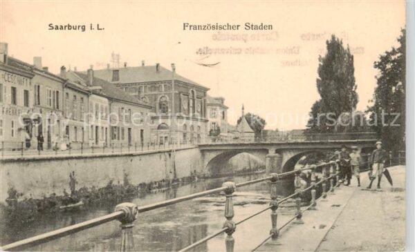 Saarburg Lothringen Sarrebourg 57 Französischer Staden