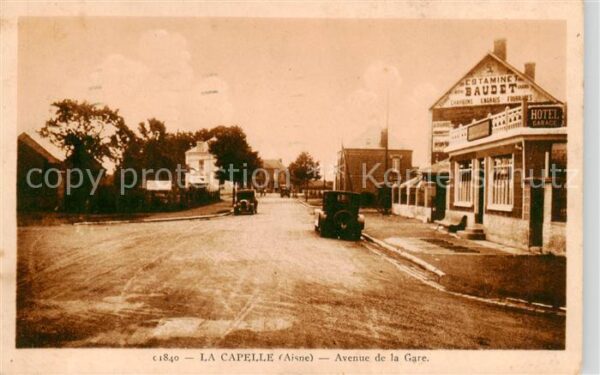 La Capelle 02 Aisne Avenue de la Gare