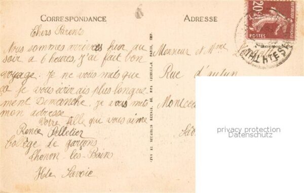 Thonon-les-Bains 74 Haute-Savoie College de Garcons – Bild 2