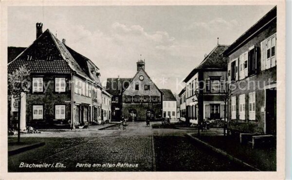 Bischweiler Bischwiller 67 Bas-Rhin Partie am alten Rathaus