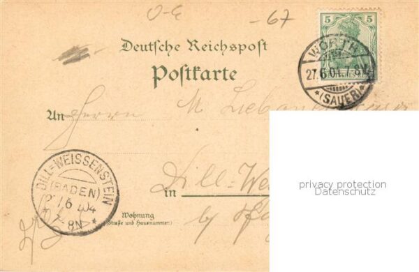 Woerth  Sauer 67 Alsace Schloss Bayerisches Landesdenkmal Künst – Bild 2