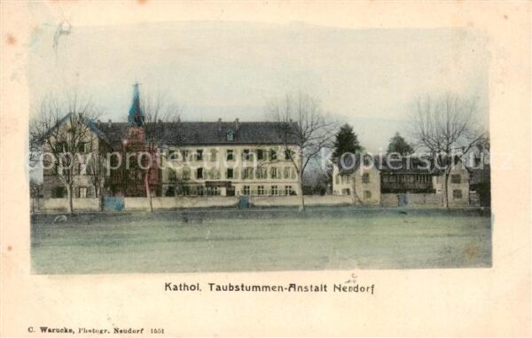 Neudorf Strasbourg Strassburg 67 Bas-Rhi Katholische Taubstummen-Anstalt