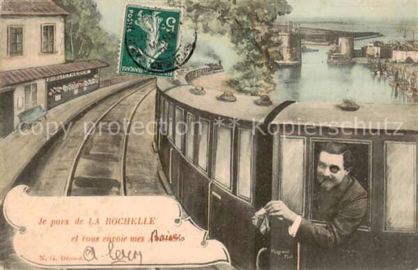 La Rochelle 17 Je pars de La Rochelle et vous envoie m